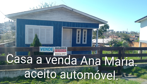 Casa de madeira a venda no bairro Ana Maria Criciúma